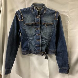 MARITHÉ & FRANÇOIS GIRBAUD Cropped Denim Jean Jacket